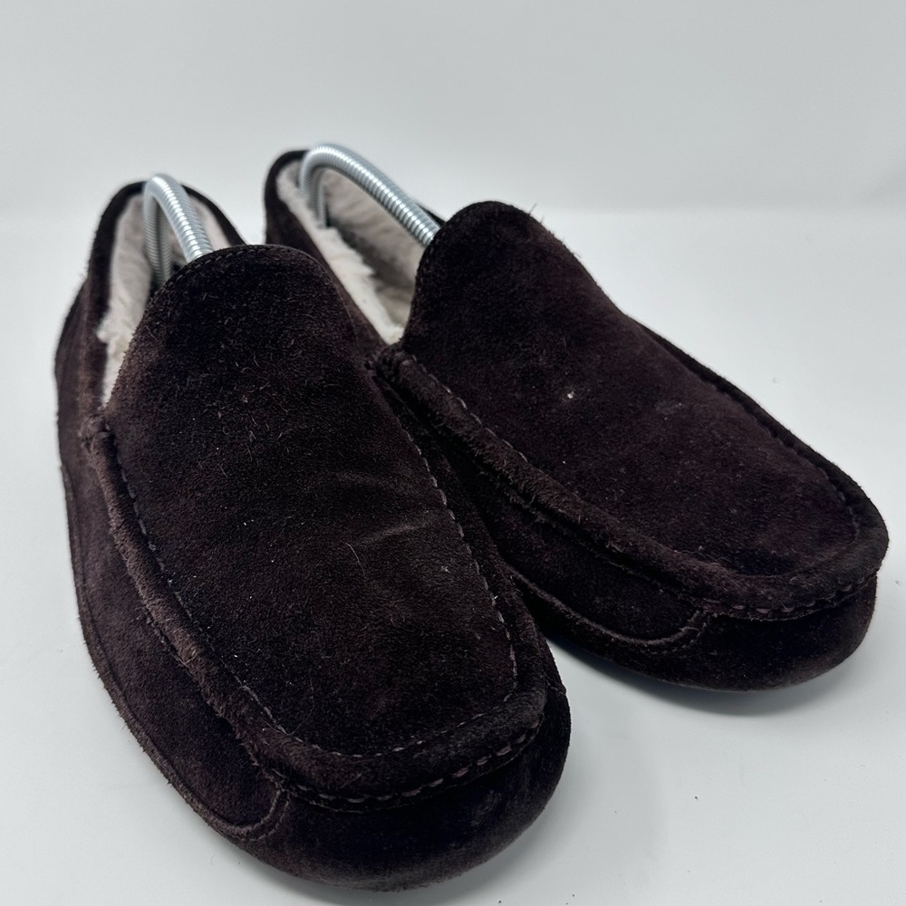 Men's UGG Brown Suede Loafers size 10